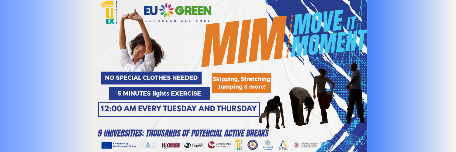 MIM -Move It Moment- Iniciativa de descansos activos EU GREEN